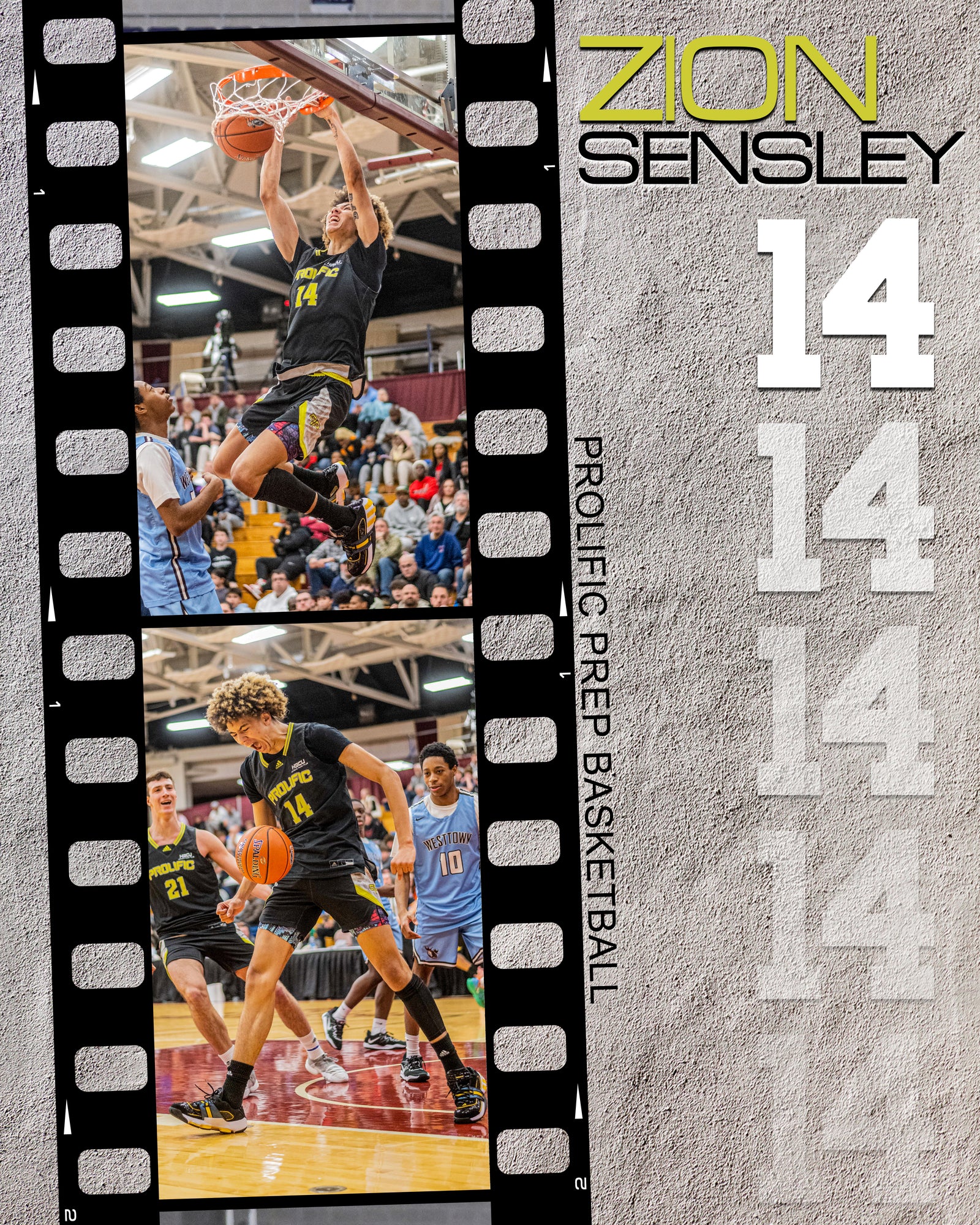 Film Strip Sports Poster