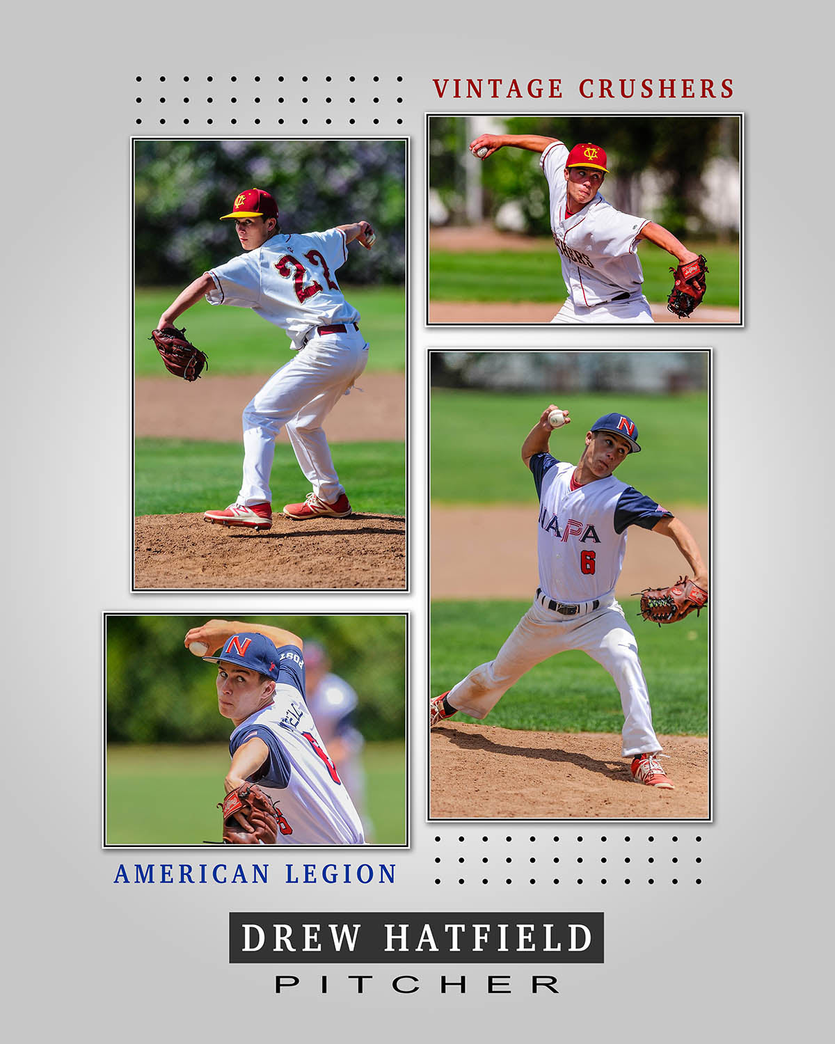 Player Collage Baseball