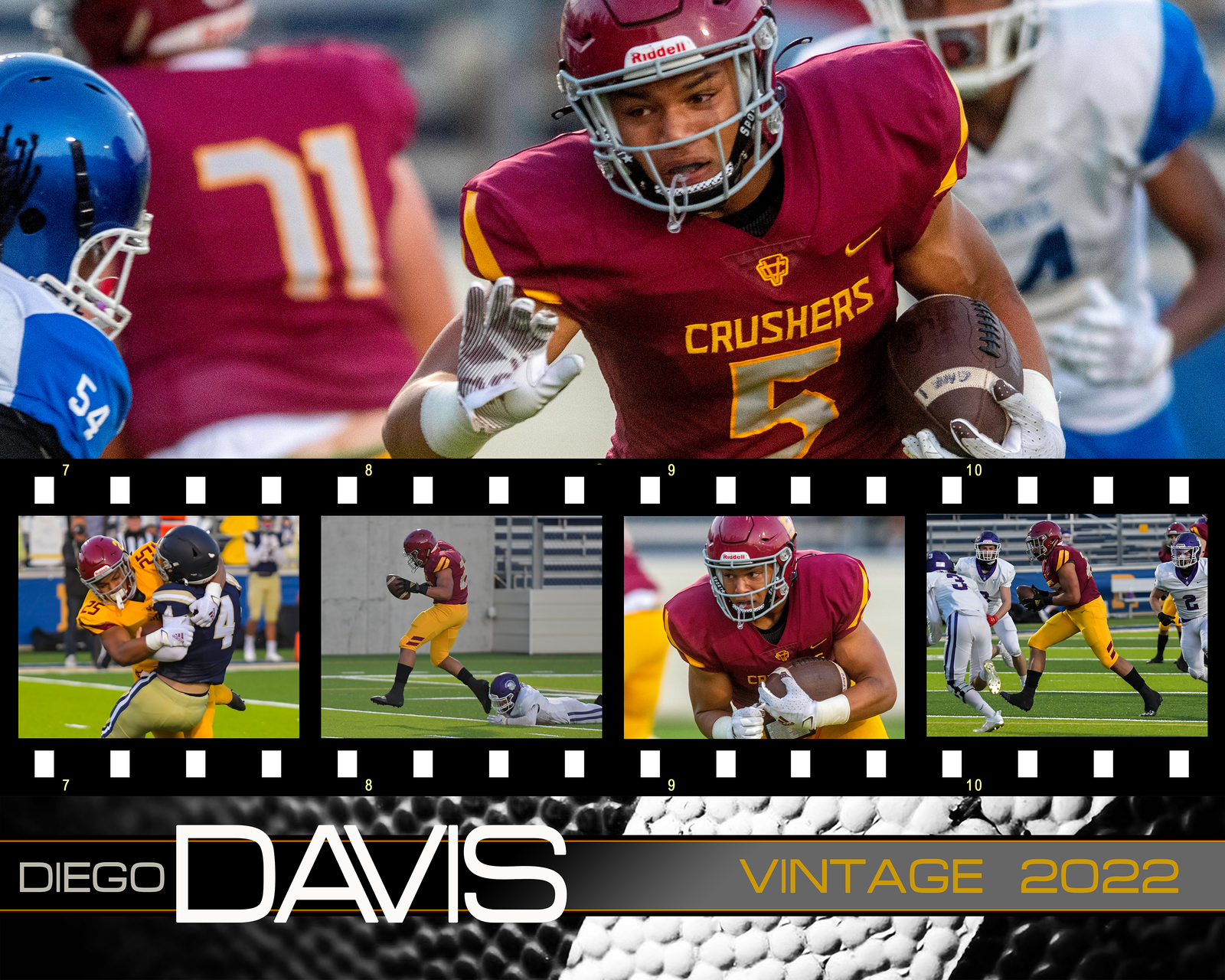 Film Strip Sports Poster